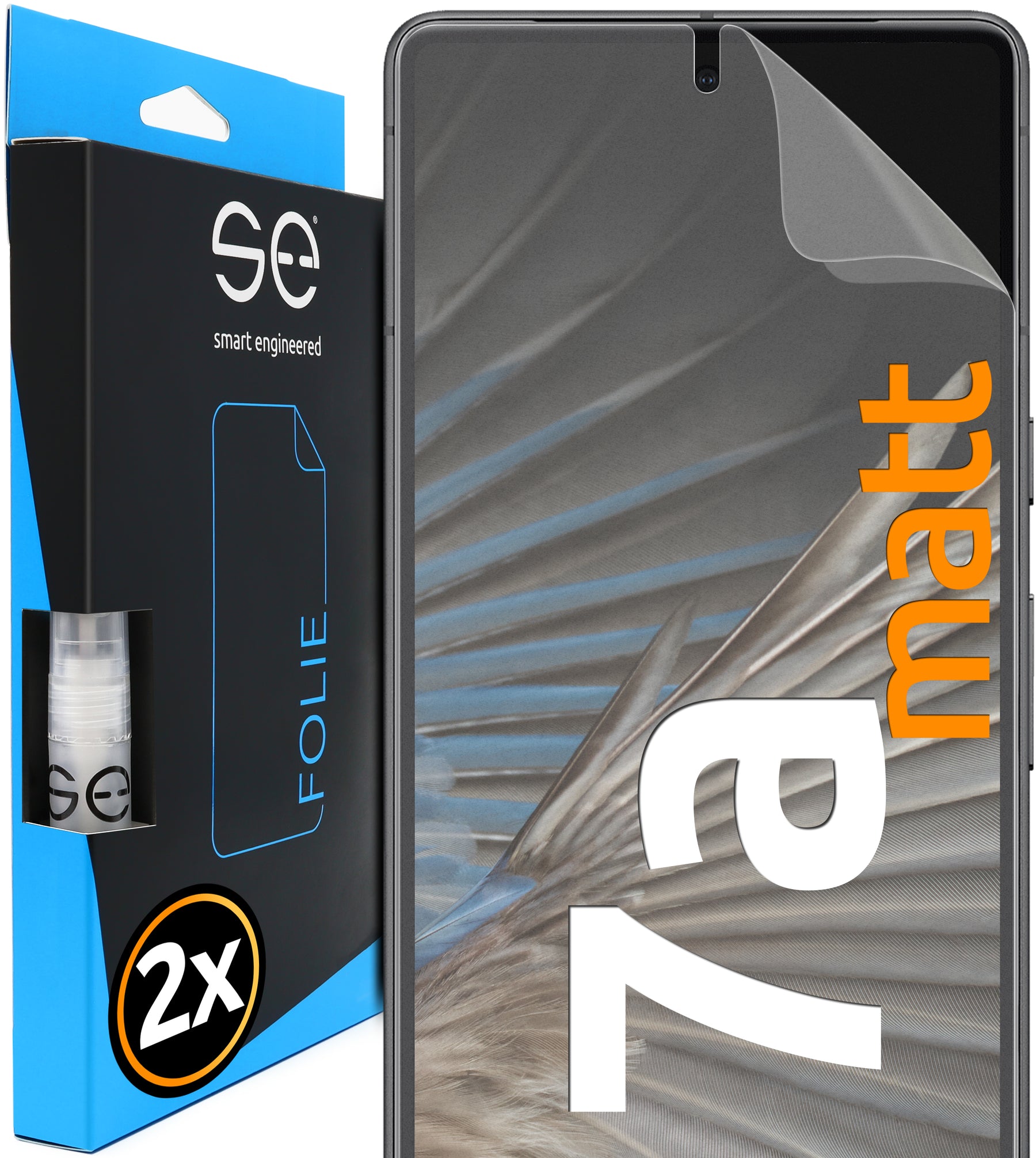 smart engineered 3D Pellicola Protettiva per Schermo per Google Pixel 8 PRO [2 Pezzi Transparente, Case-Friendly, Non Vetro Temperato ma Pellicola Protettiva TPU smart engineered 3D Pellicola Protettiva per Schermo per Google Pixel 8 PRO [2 Pezzi Transparente, Case-Friendly, Non Vetro Temperato ma Pellicola Protettiva TPU