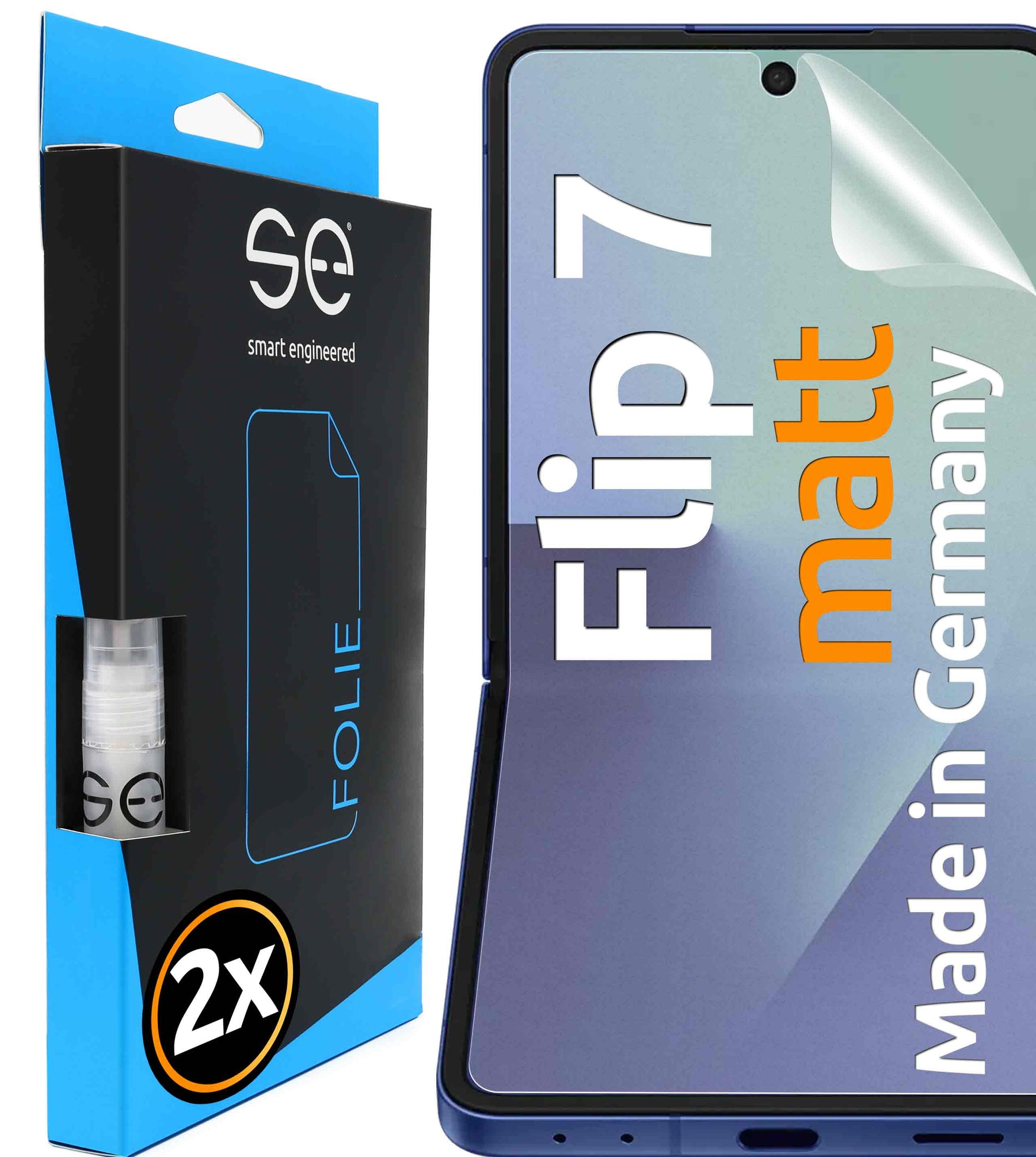 2x 3D Schutzfolie für die Samsung Galaxy Z Flip Serie (Transparent oder Matt)