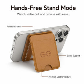 se® SNAPWALLET – Kartenhalter mit Standfunktion für MagSafe & Handys mit Magnetring