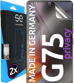 2x se® Schutzfolie für dein Motorola G75 (Transparent, Matt oder Privacy)
