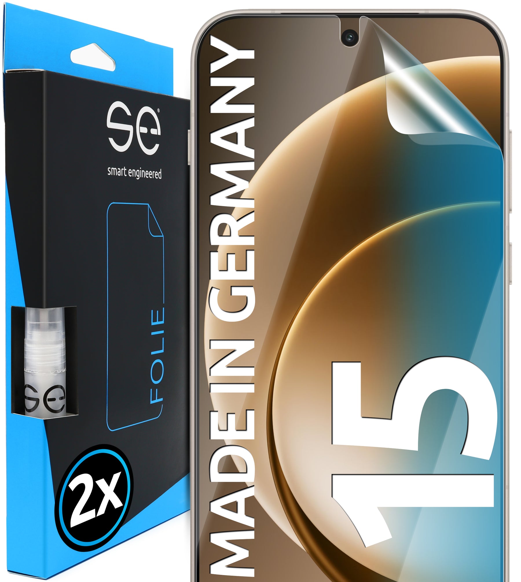 2x 3D Schutzfolie für das OnePlus 15 (Transparent, Matt oder Privacy)