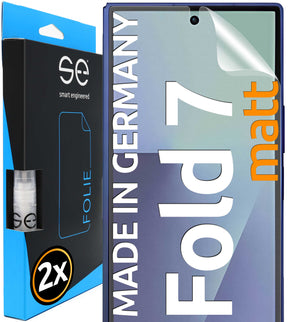 2x 3D Schutzfolie für die Samsung Galaxy Z-Fold Serie (Transparent, Matt oder Privacy)