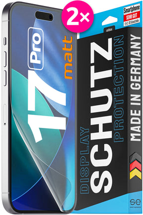 2x 3D Schutzfolie für die Apple iPhone 17 Serie (Transparent, Matt oder Privacy)