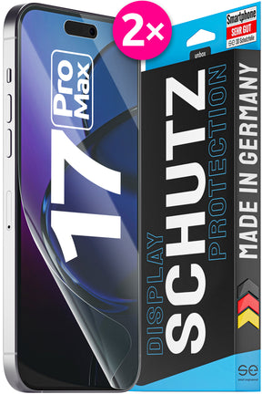 2x 3D Schutzfolie für die Apple iPhone 17 Serie (Transparent, Matt oder Privacy)