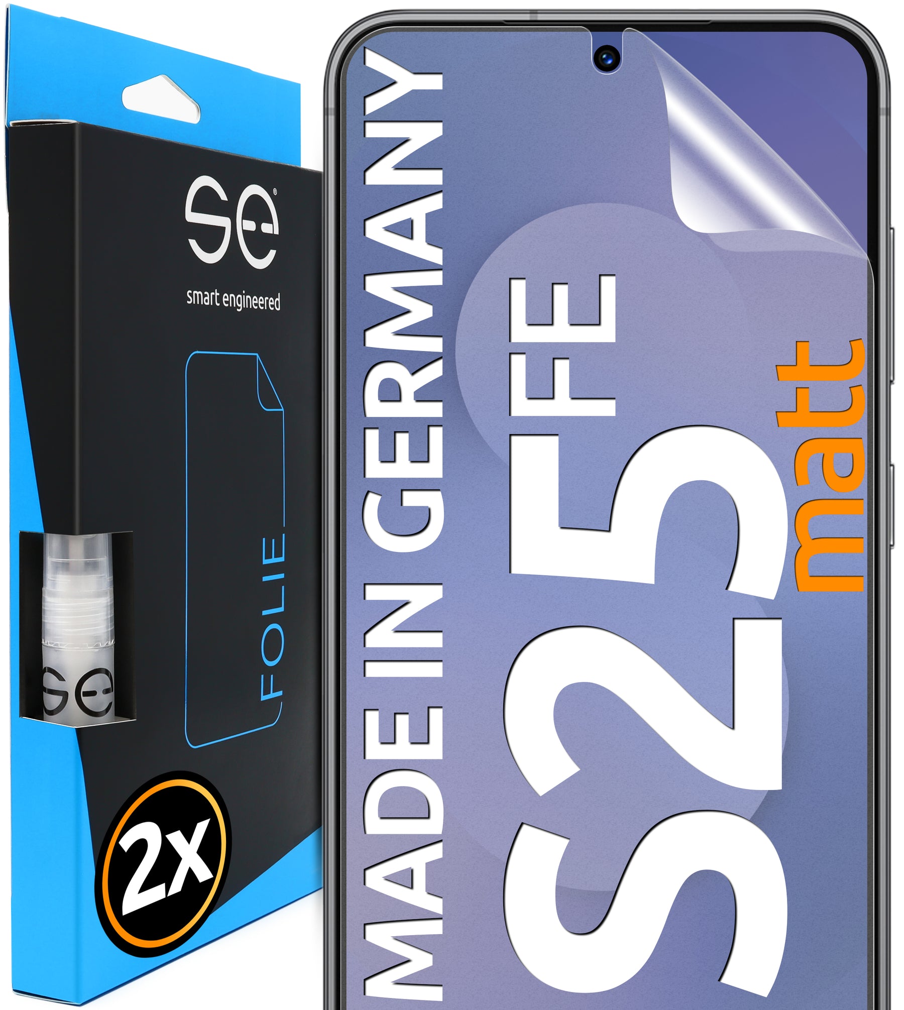 2x 3D protective film for the Samsung Galaxy S25 series (transparent, matte or privacy)