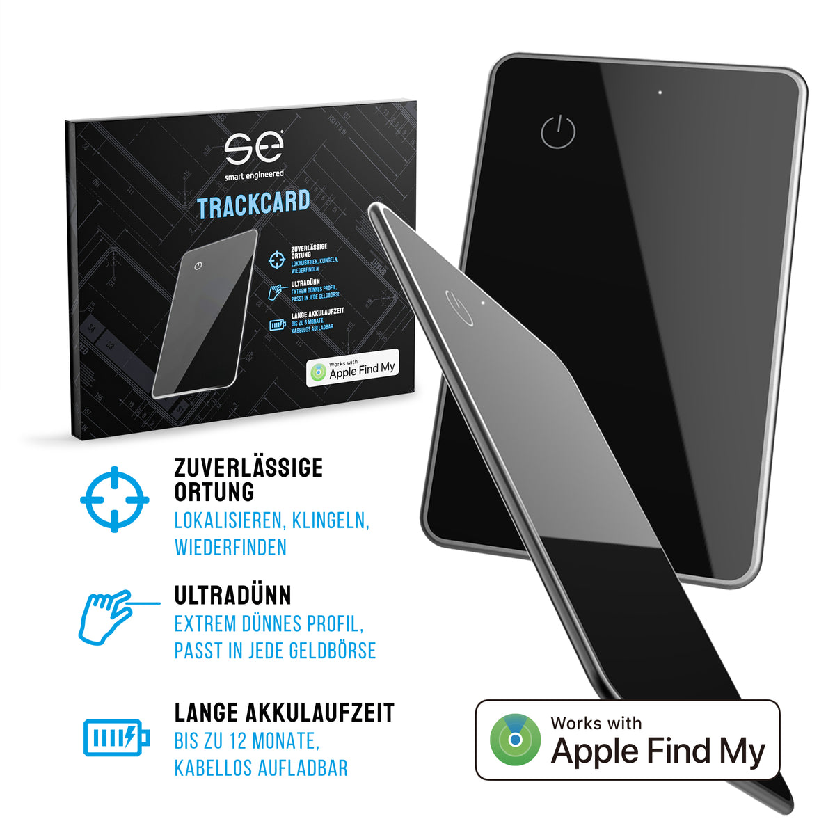se® Tracker Karte iOS – Lokalisieren, Klingeln, Wiederfinden