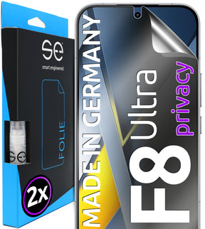 2x 3D Schutzfolie für das Xiaomi Poco F8 Ultra (Transparent, Matt oder Privacy)