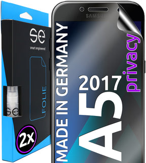 2x 3D Schutzfolie für das Samsung Galaxy A5 (2017) (Transparent, Matt oder Privacy)