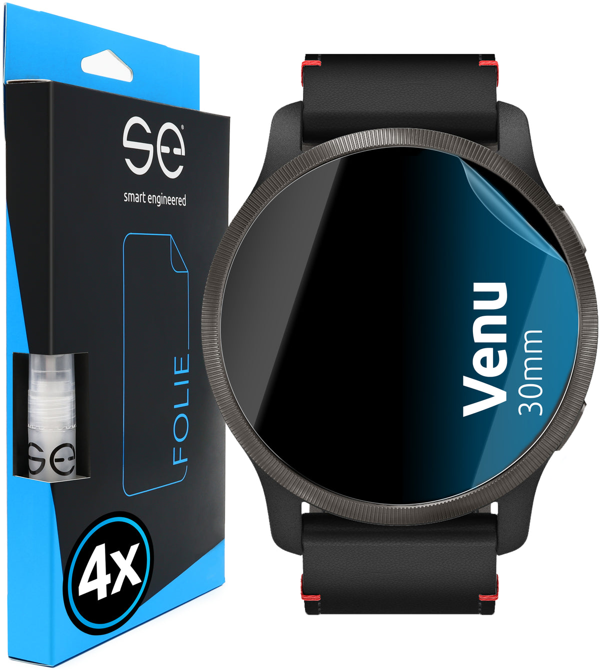 4x 3D Schutzfolie für die Garmin Venu Serie (Transparent oder Matt)