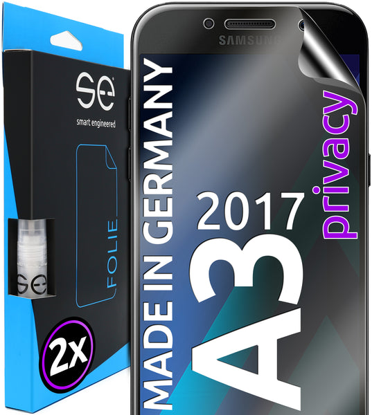 2x se® 3D Privacy Schutzfolie Samsung Galaxy A3 (2017)