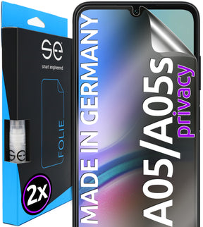 2x se® 3D Schutzfolie für das Samsung Galaxy A05/A05s (Transparent, Matt oder Privacy)