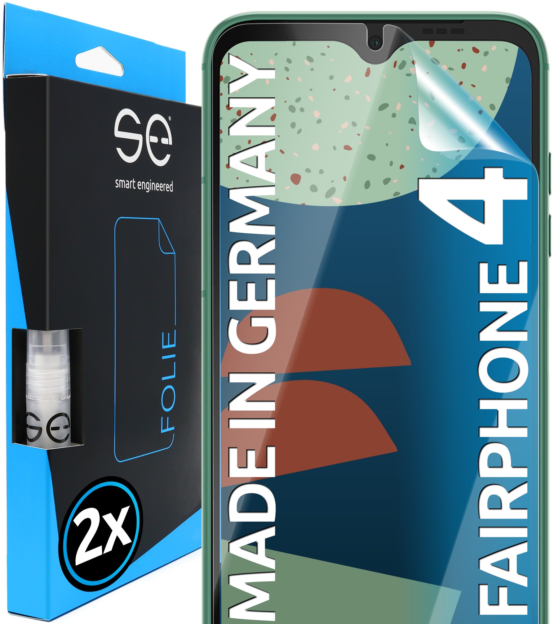 2x 3D Schutzfolie für das Fairphone 4 (Transparent, Matt oder Privacy)