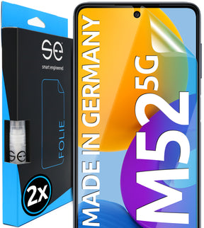 2x se® 3D Schutzfolie für das Samsung Galaxy M52 5G (Transparent, Matt oder Privacy)