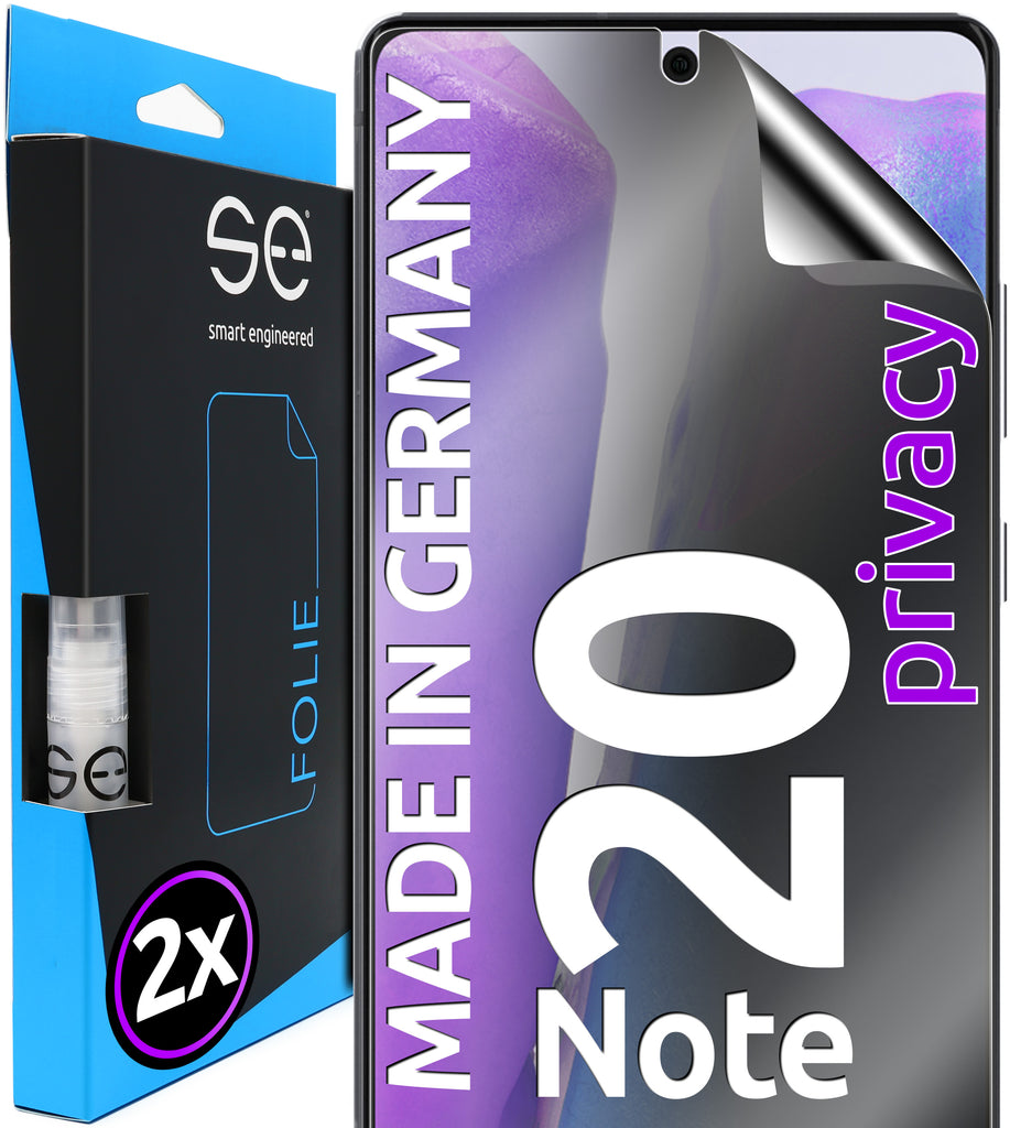 2x se® 3D Privacy Schutzfolie Samsung Galaxy Note 20