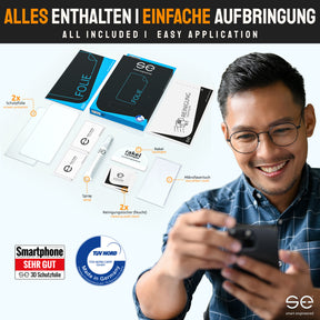 2x 3D Schutzfolie für das Samsung Galaxy A40 (Transparent, Matt oder Privacy)