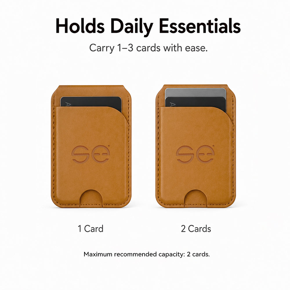 se® SNAPWALLET – Kartenhalter mit Standfunktion für MagSafe & Handys mit Magnetring