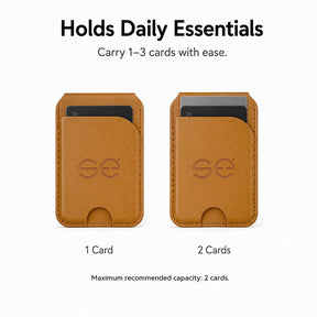 se® SNAPWALLET – Kartenhalter mit Standfunktion für MagSafe & Handys mit Magnetring