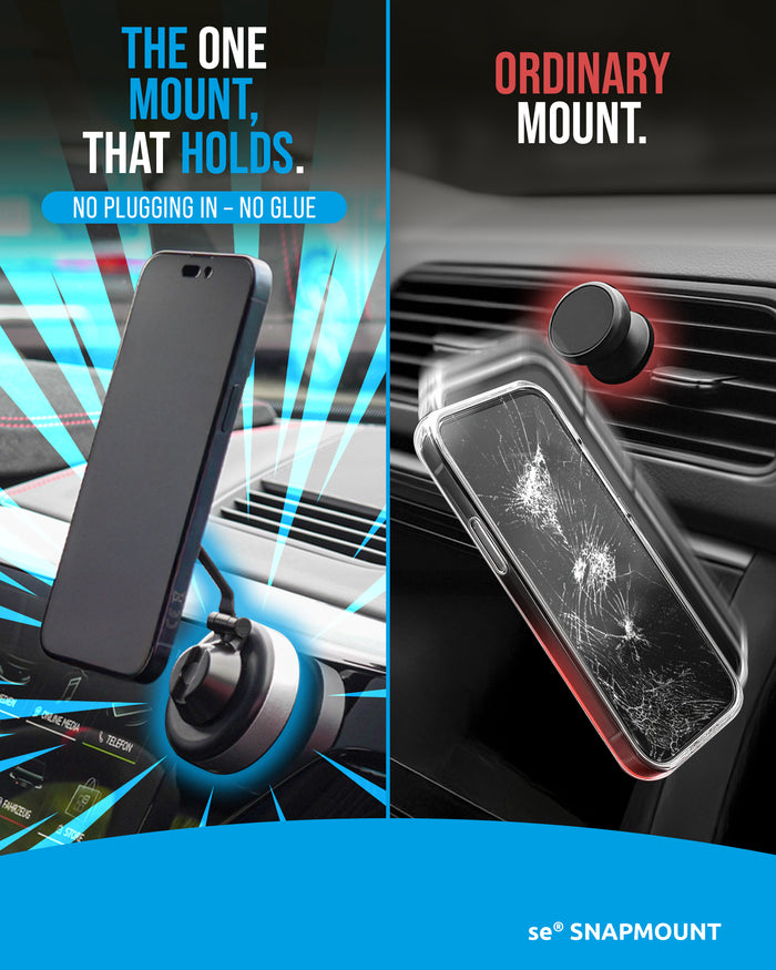 se® SNAPMOUNT – Holds wherever you want!