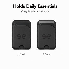 se® SNAPWALLET – Kartenhalter mit Standfunktion für MagSafe & Handys mit Magnetring