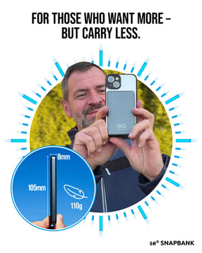 se® SNAPBANK Magnetic – The World's Thinnest Power Bank
