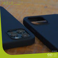 1x se® Soft-Cover Schutzhülle (matt-schwarz) Apple iPhone 15 Pro Max