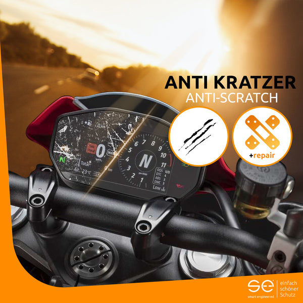 2x se® Schutzfolie (entspiegelt) BMW Navigator 6