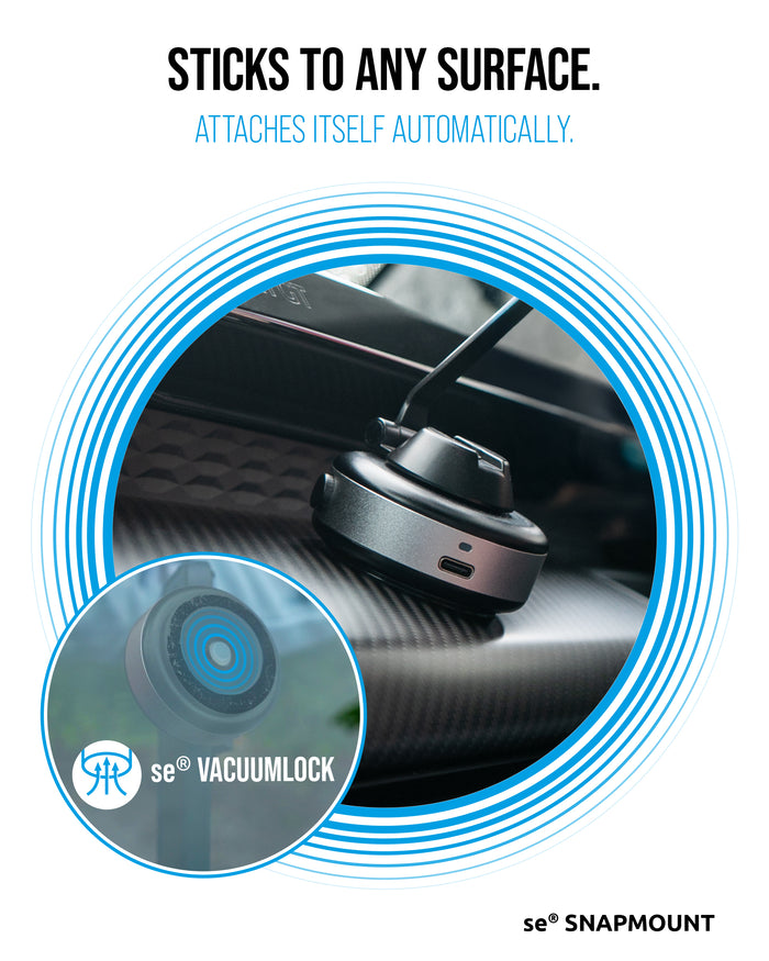 se® SNAPMOUNT – Holds wherever you want!