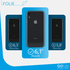 Schutzfolie Rückseite Apple iPhone XR