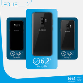 Schutzfolie Rückseite Samsung Galaxy S9 Plus