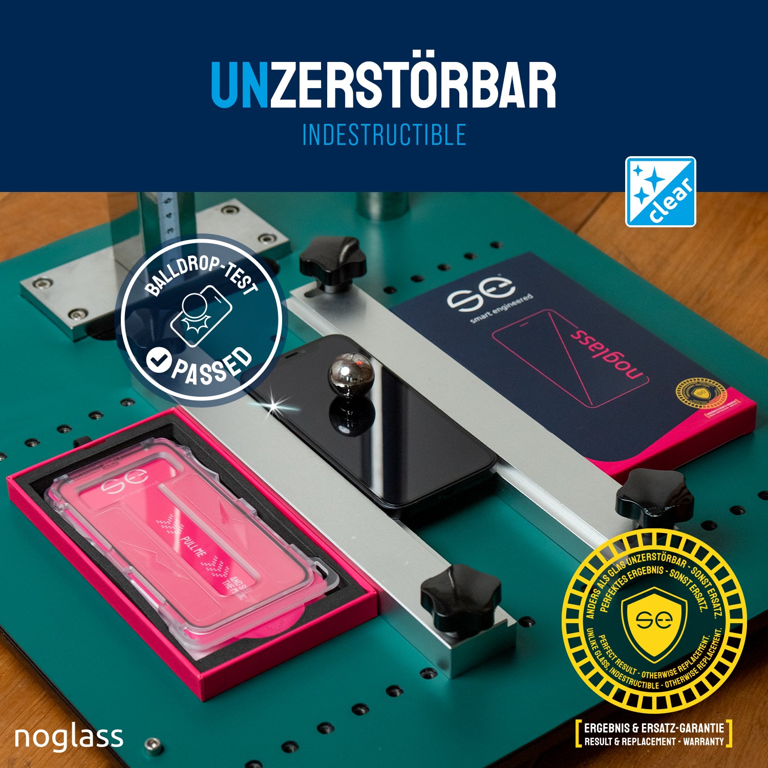 se® noglass - der unzerbrechliche Displayschutz