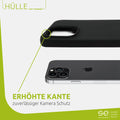 1x se® Soft-Cover Schutzhülle (matt-schwarz) Apple iPhone 15 Pro Max