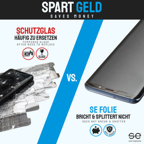 2x se® 3D Schutzfolie für Motorola Edge 40 Serie (Transparent oder Matt)