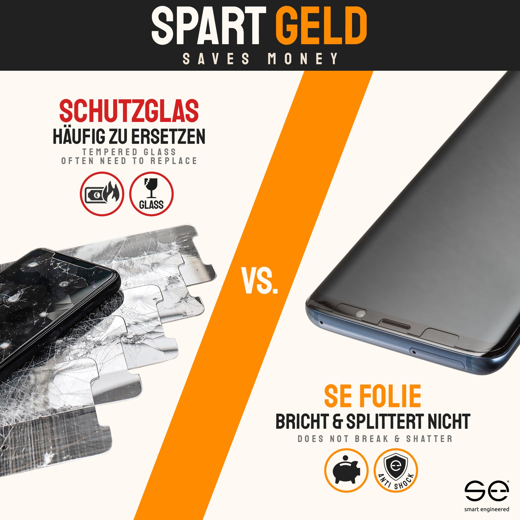 2x se® 3D Schutzfolie für das Xiaomi Redmi 14C (Transparent, Matt oder Privacy)