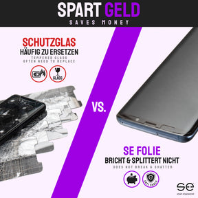 2x se® Schutzfolie für dein Motorola G75 (Transparent, Matt oder Privacy)
