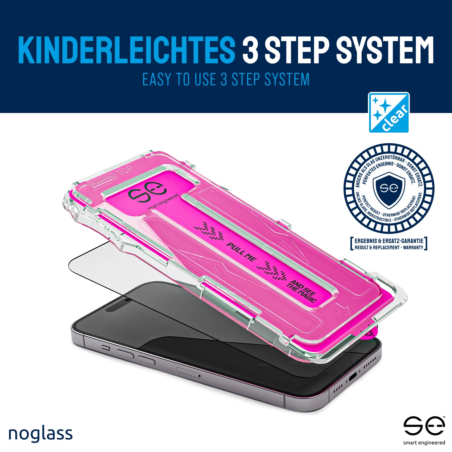 se® noglass Anti Blue-Light - der unzerbrechliche Displayschutz