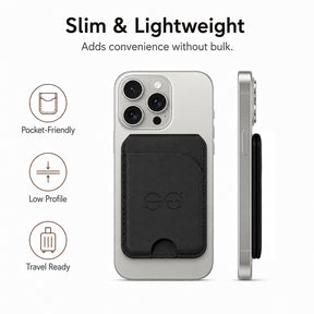 se® SNAPWALLET – Kartenhalter mit Standfunktion für MagSafe & Handys mit Magnetring