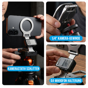 se® SNAPSTAND – Faltbares Magnet-Stativ für Handy & Kamera-Setup