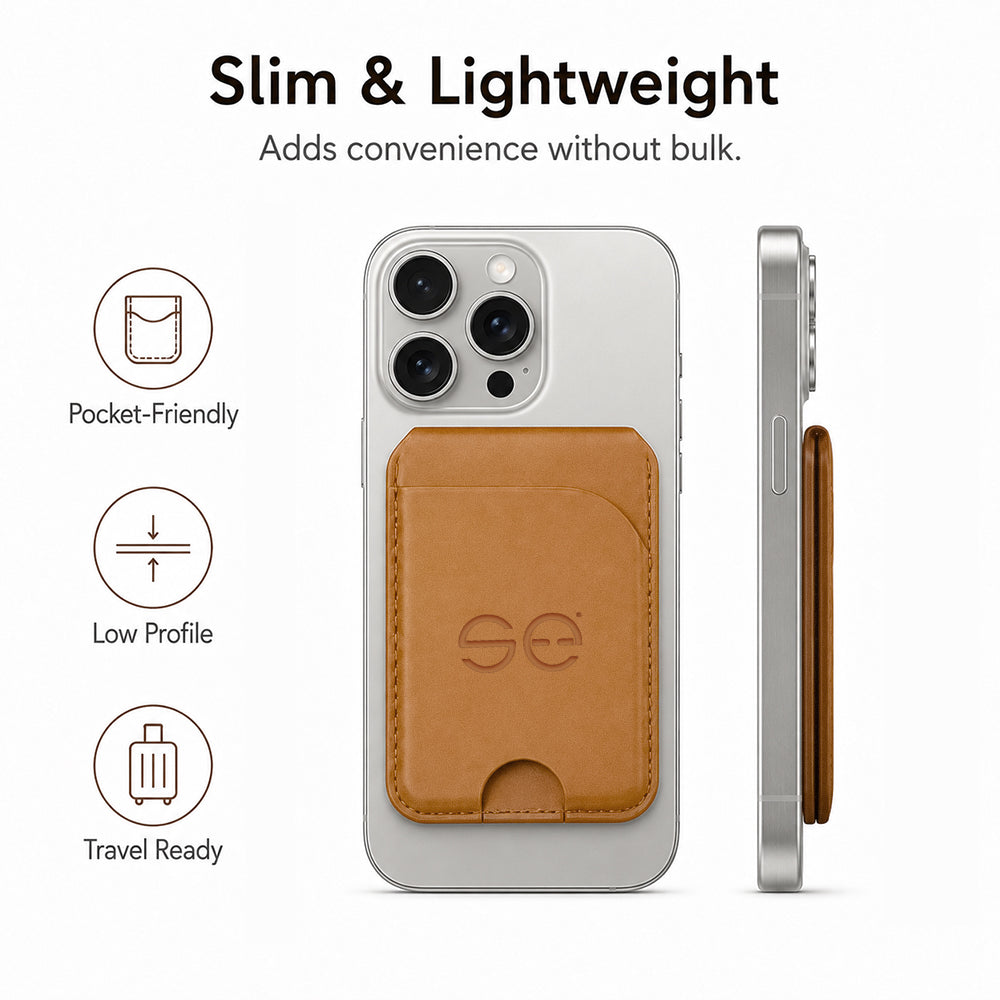 se® SNAPWALLET – Kartenhalter mit Standfunktion für MagSafe & Handys mit Magnetring