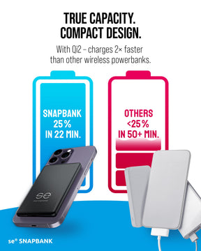 se® SNAPBANK Magnetic – The World's Thinnest Power Bank