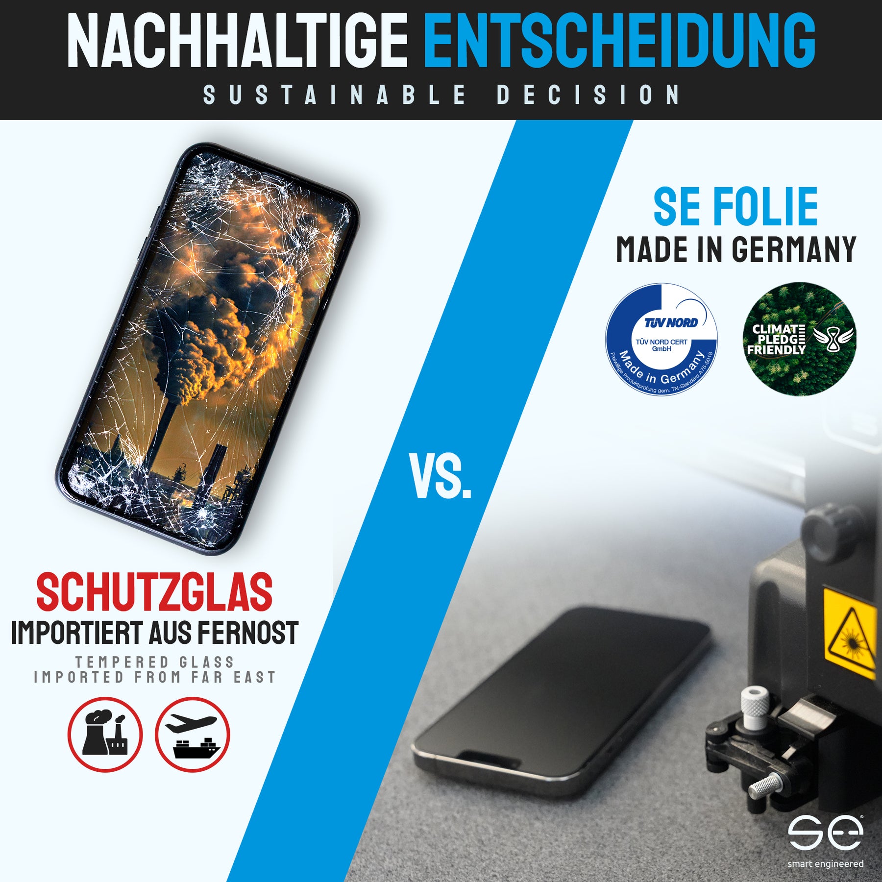 2x se® 3D Schutzfolie für Motorola Edge 40 Serie (Transparent oder Matt)