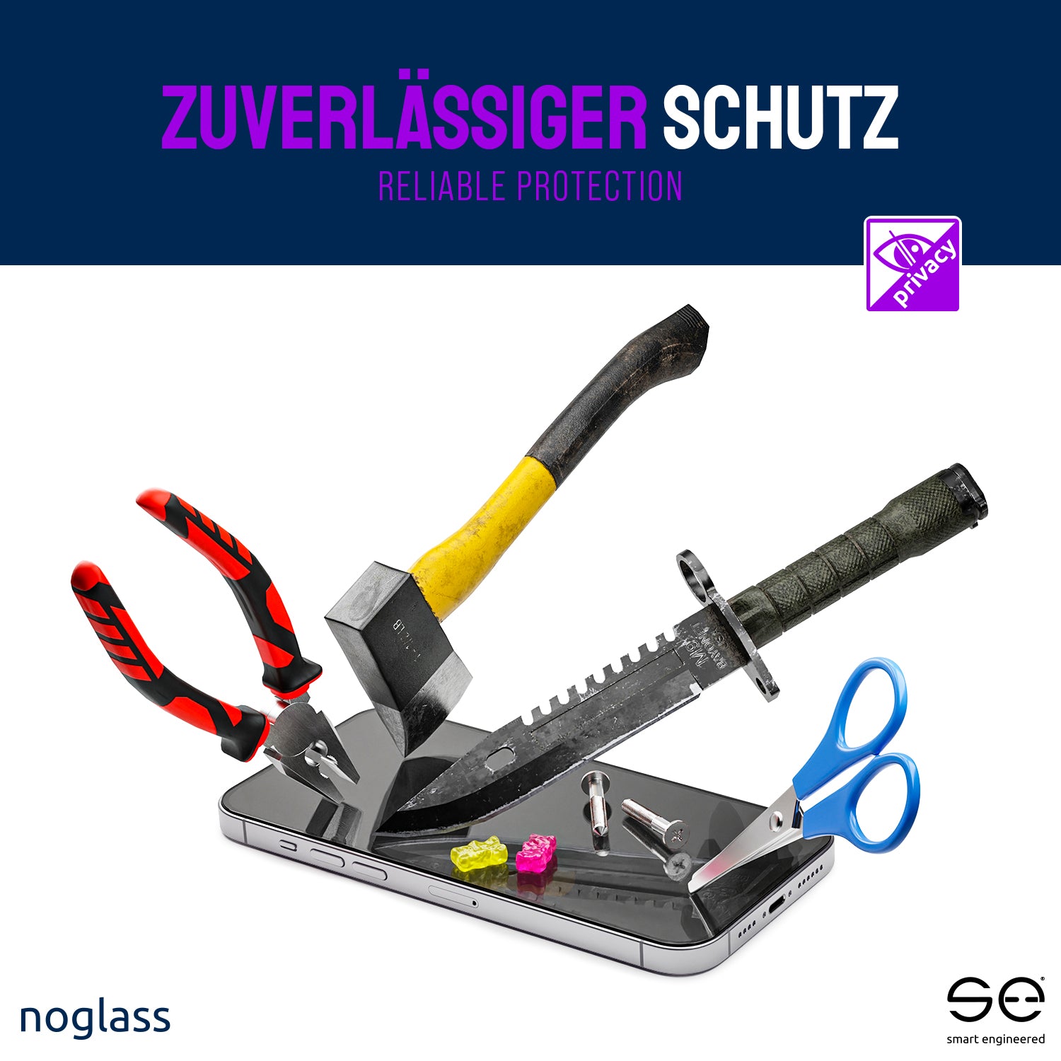 se® noglass - der unzerstörbare Displayschutz
