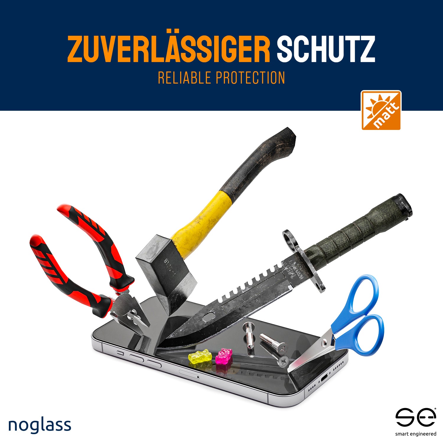 se® noglass - der unzerstörbare Displayschutz