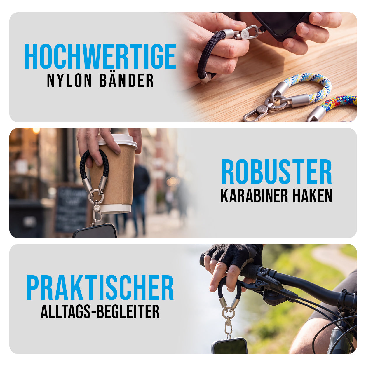 se® HANDCORD – Handy-Schlaufe & Schlüsselanhänger in einem