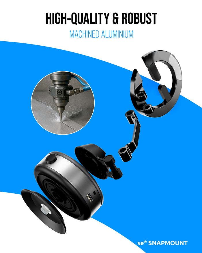 se® SNAPMOUNT – Holds wherever you want!