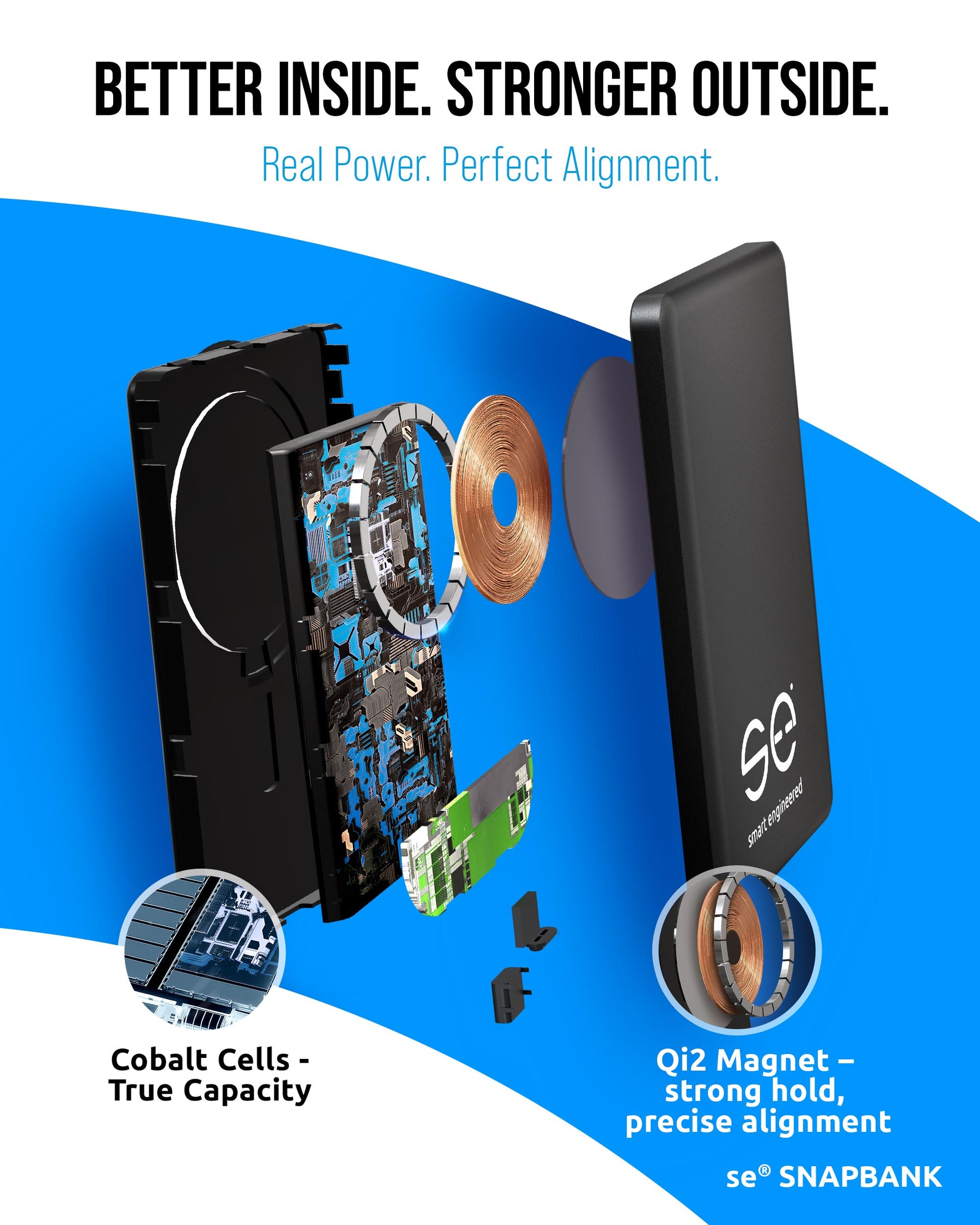 se® SNAPBANK Magnetic – The World's Thinnest Power Bank