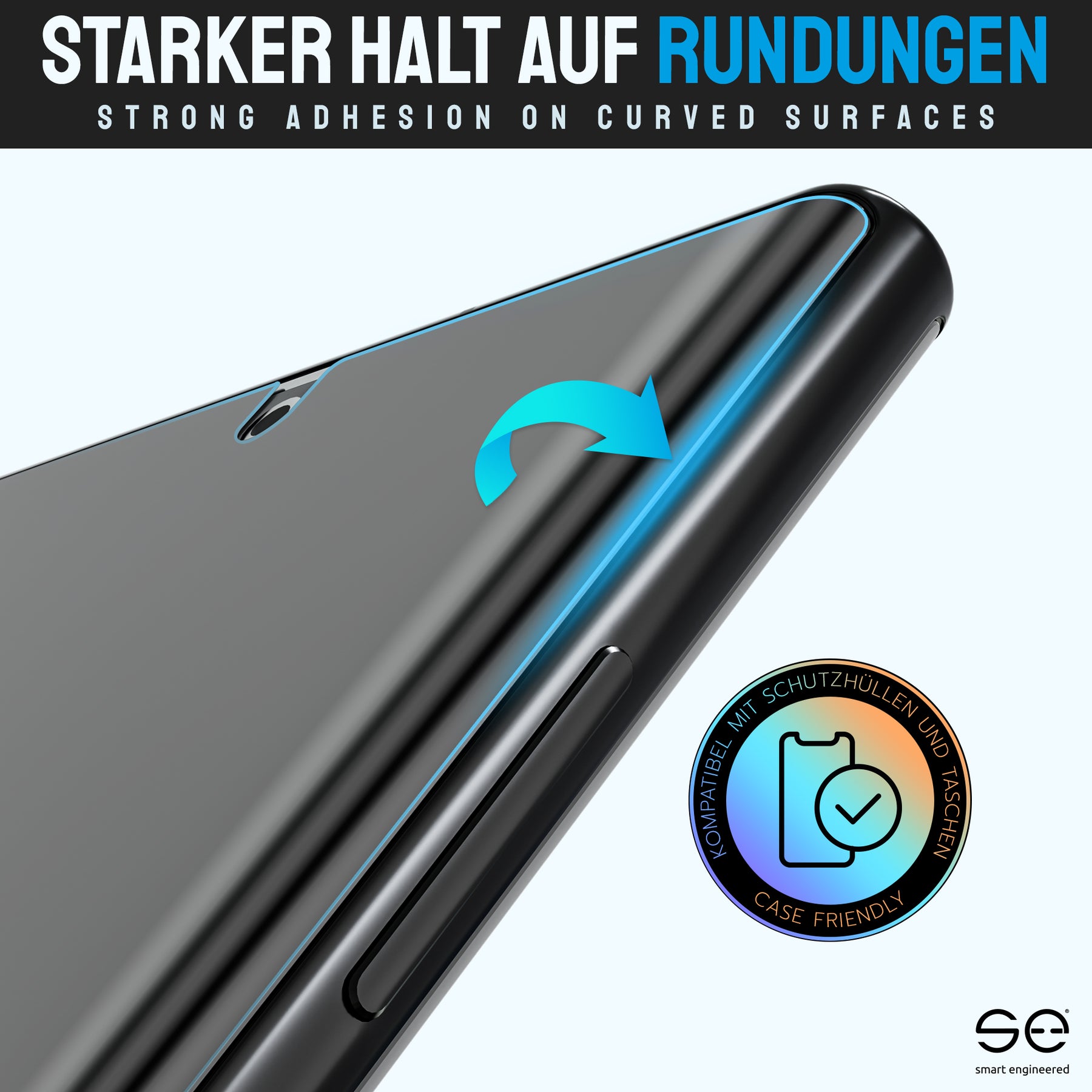 2x se® 3D Schutzfolie für die Realme 11 Serie (Transparent oder Matt)