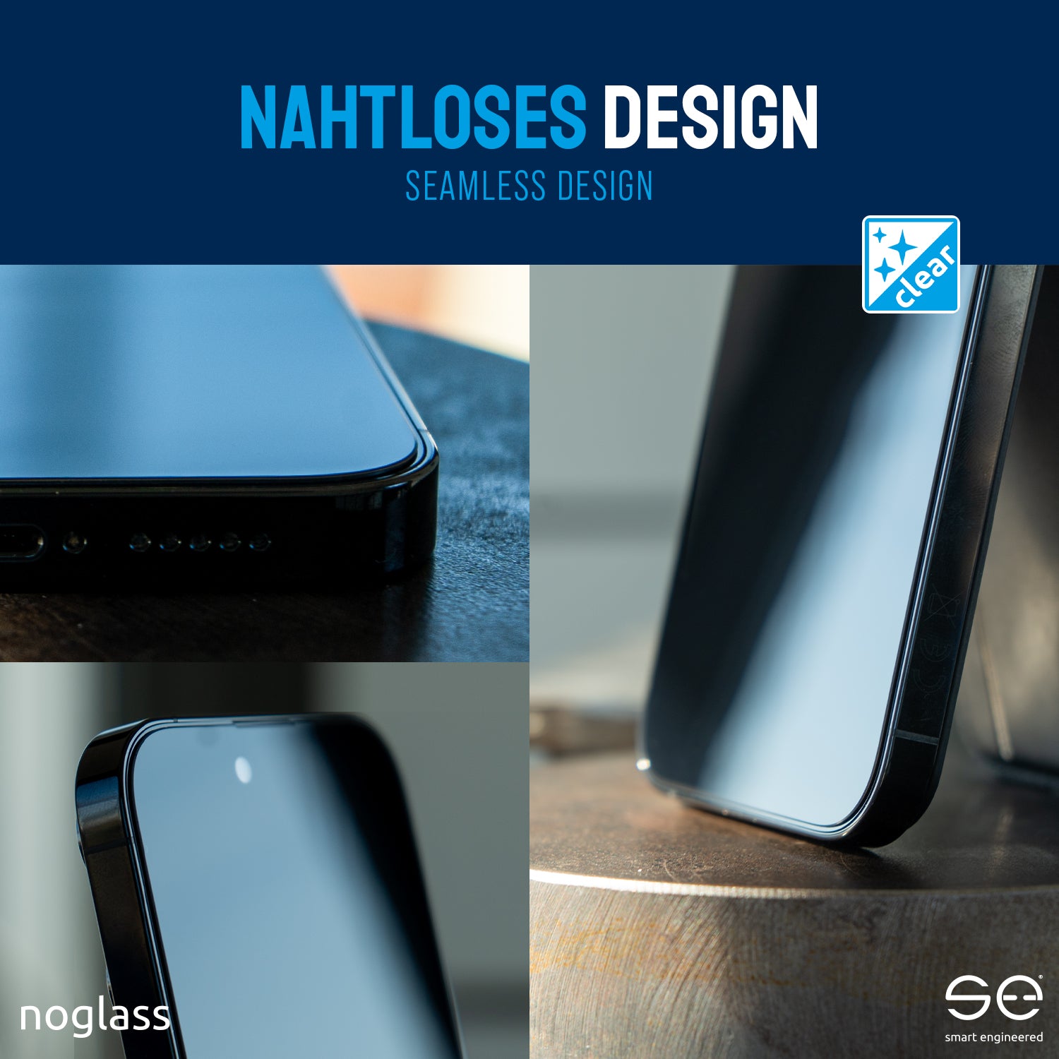 se® noglass Anti Blue-Light - der unzerbrechliche Displayschutz