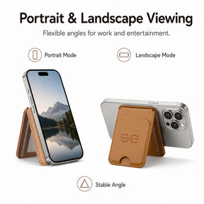 se® SNAPWALLET – Kartenhalter mit Standfunktion für MagSafe & Handys mit Magnetring