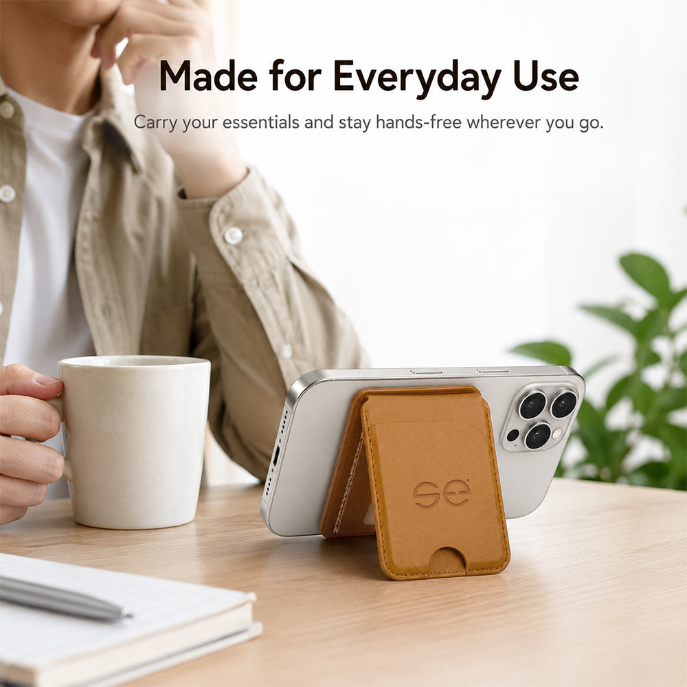 se® SNAPWALLET – Kartenhalter mit Standfunktion für MagSafe & Handys mit Magnetring