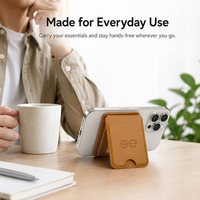 se® SNAPWALLET – Kartenhalter mit Standfunktion für MagSafe & Handys mit Magnetring